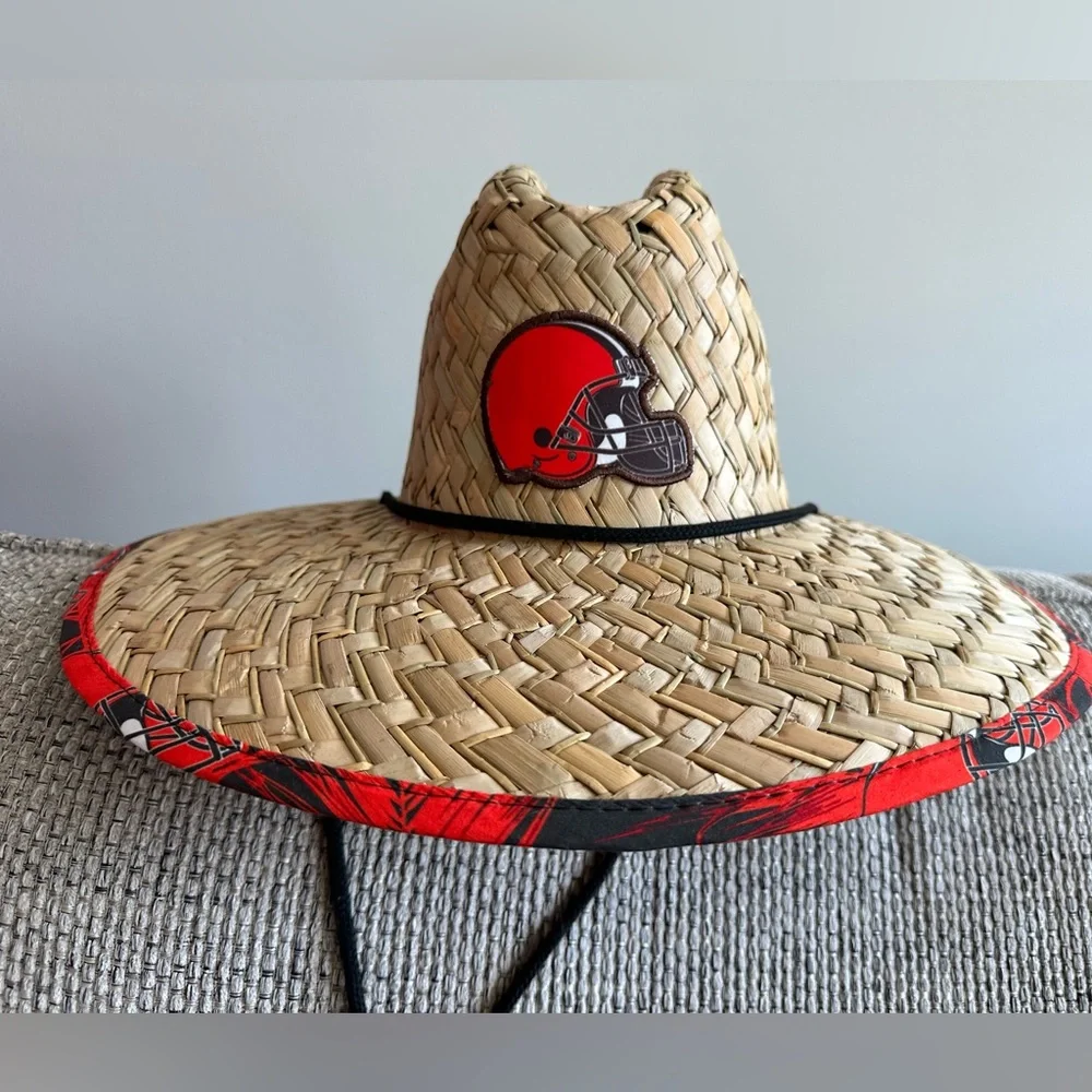 FOCO Cleveland Browns Floral Straw Hat NEW - Picture 4 of 7